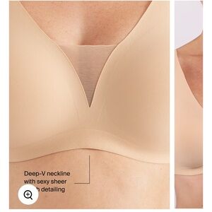 NWT Knix Revolution Shadow Mesh Tan Bra Knix Size M+